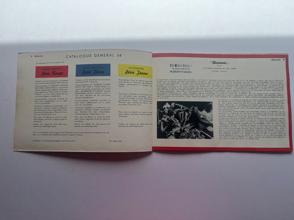 Catalogue Rivarossi 1954 8