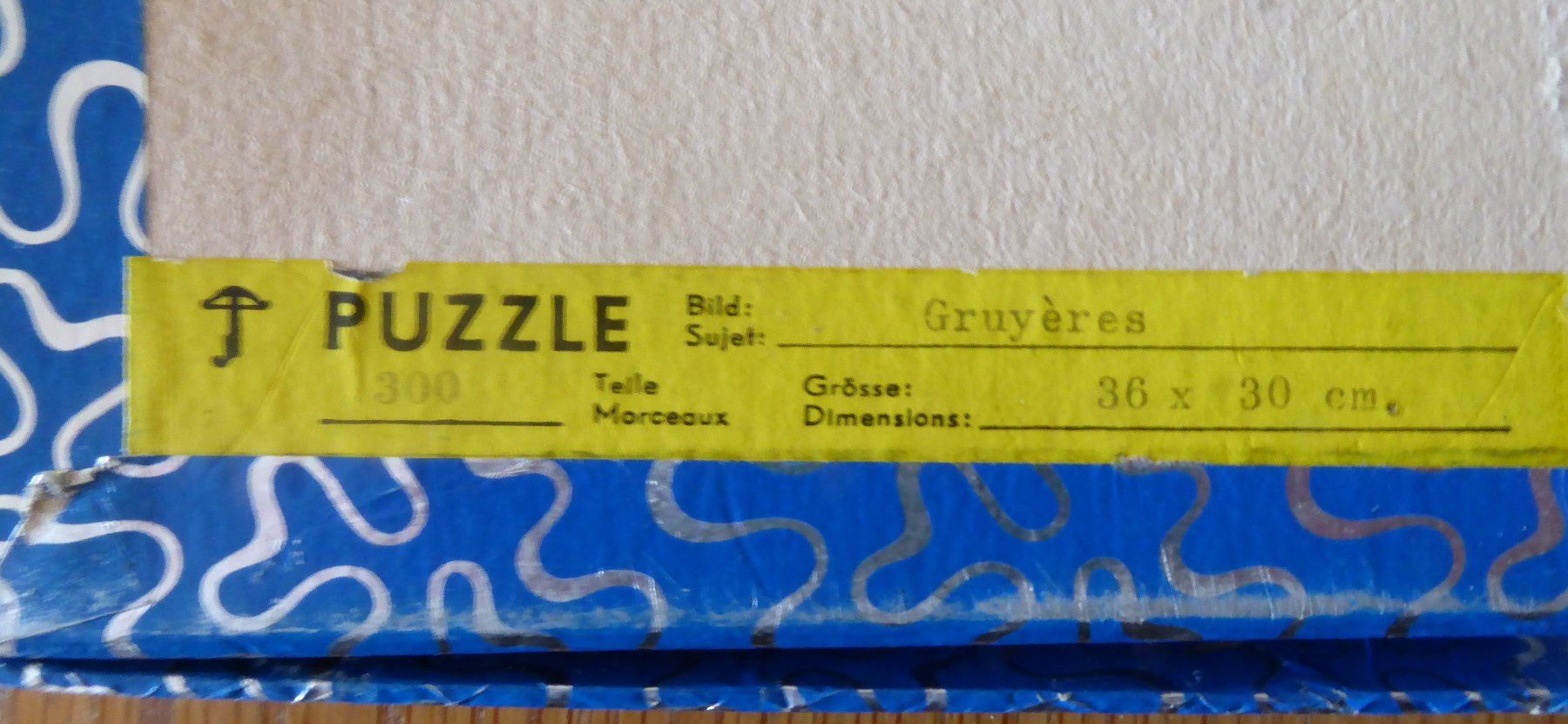 Penelope Puzzle: Penelope Puzzle Gruyeres – Usato da Gossau SG venduto da tenerife11 2