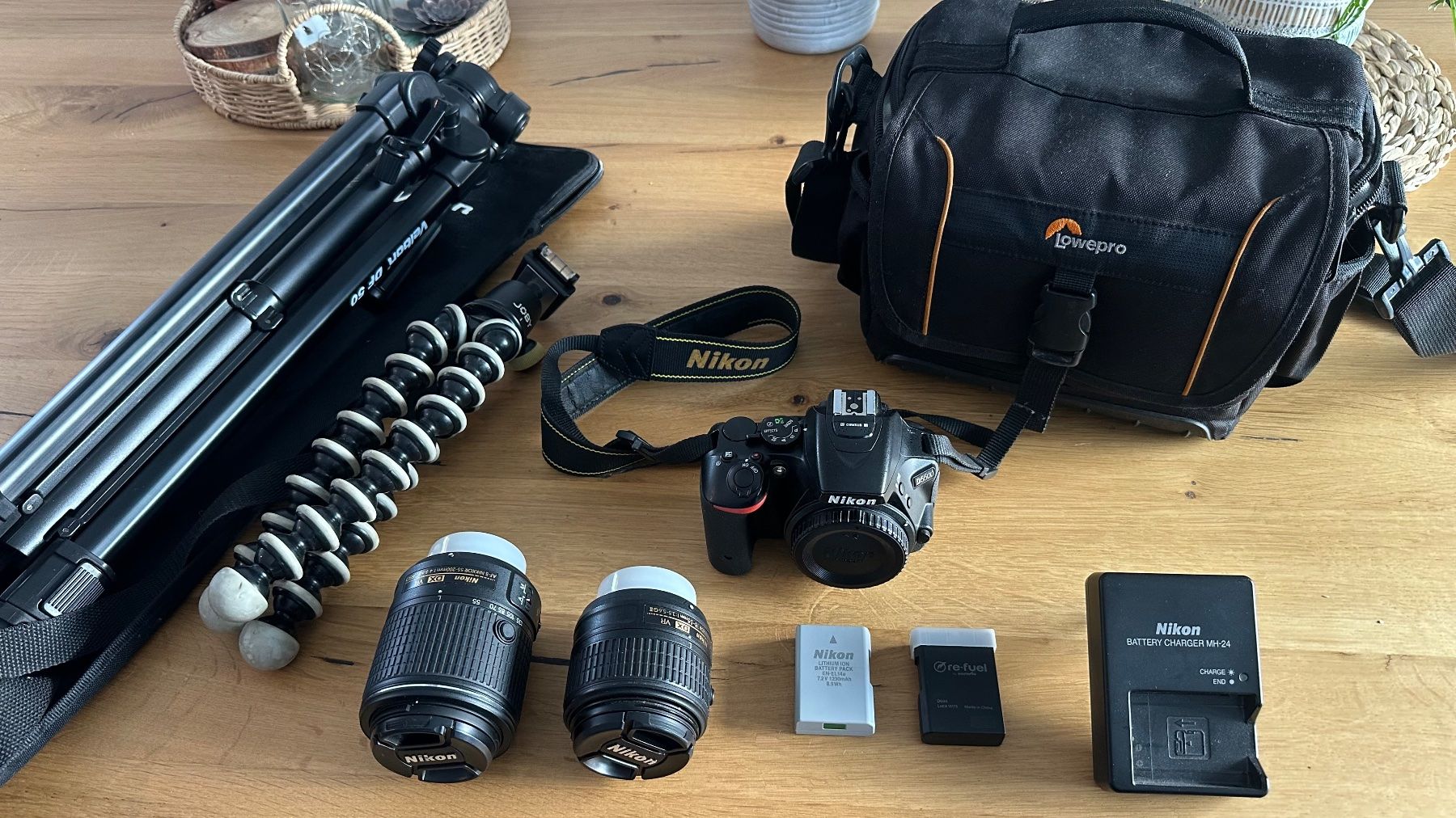 Nikon Fotocamera: Nikon D5500 Spiegelreflexkamera Set – Usato da Leukerbad venduto da yannicklo