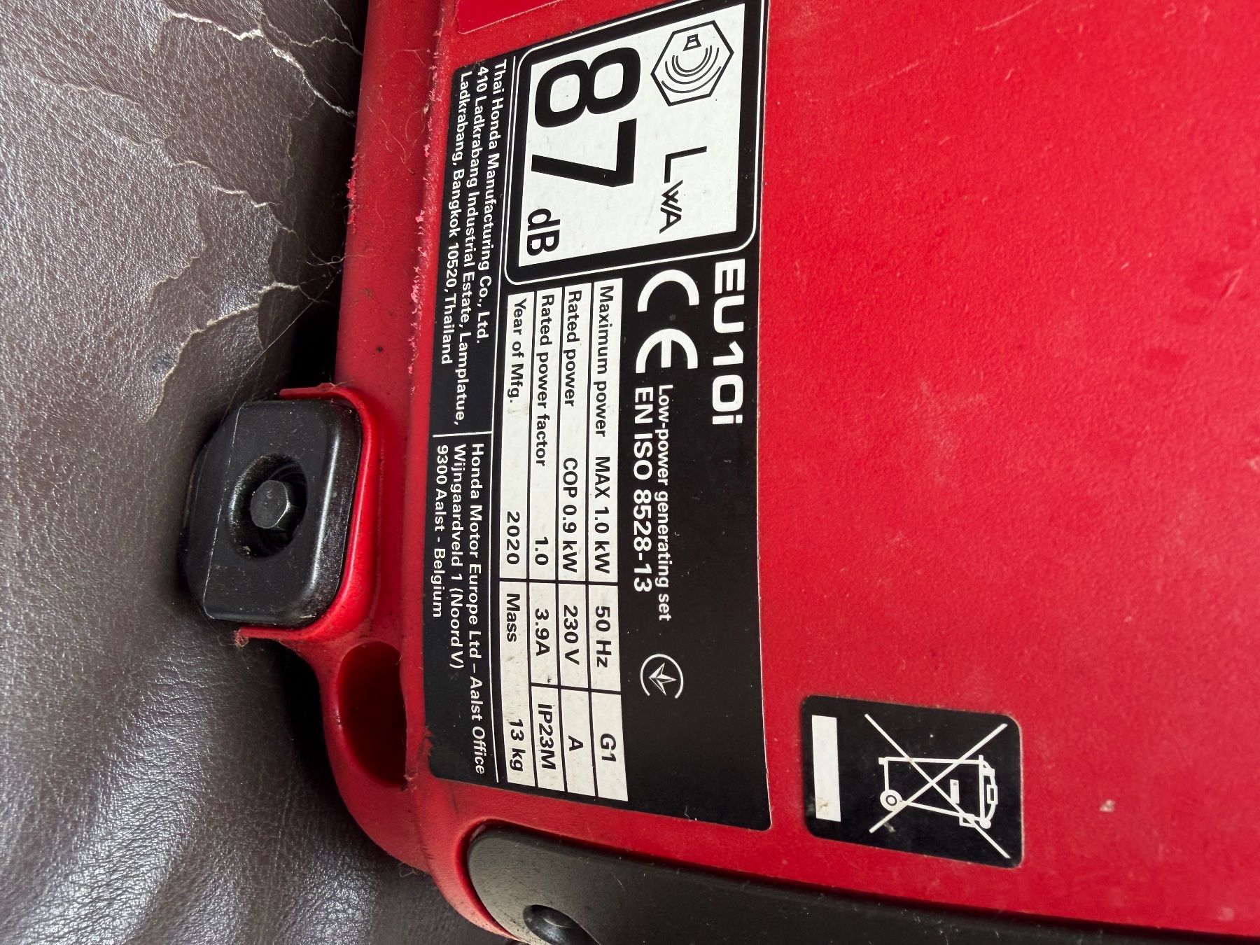 Honda Generatori di corrente: Stromgenerator Honda EU 10i – Usato da Steinhausen venduto da Djina96 4