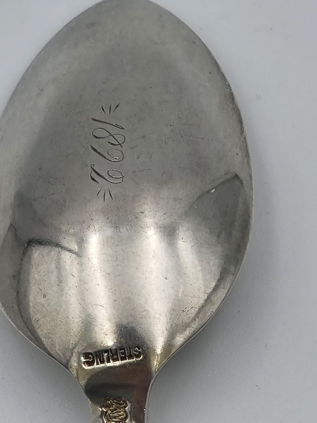 Cucchiai: Sterling Silber Löffel - Jamestown NY 1892 – Usato da Kölliken venduto da ter_lkc7 3