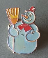PIN - Winterlicher Schneemann Anstecker