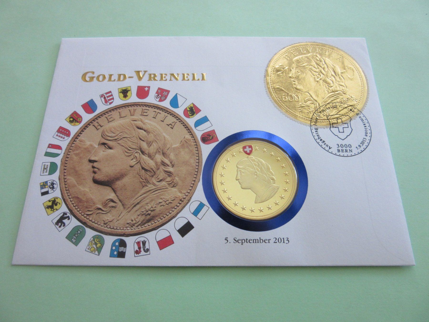 Toutes les monnaies: Numisbrief "GOLD-VRENELI" – Neuf (Voir description) à Degersheim par Tforelle