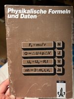 Physikalische Formeln und Daten Klett Buch gebraucht