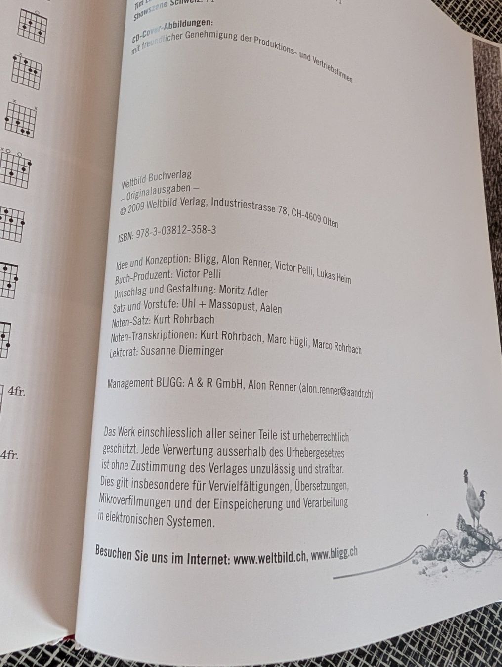 Libri: Bligg Das Songbuch 0816 mit CD – Usato da Nänikon venduto da Haexli_70 6