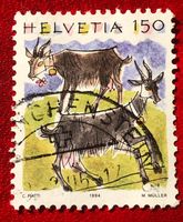 CH Briefmarken Stempel   