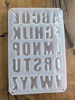 Silikonform Alphabet Abc NEU