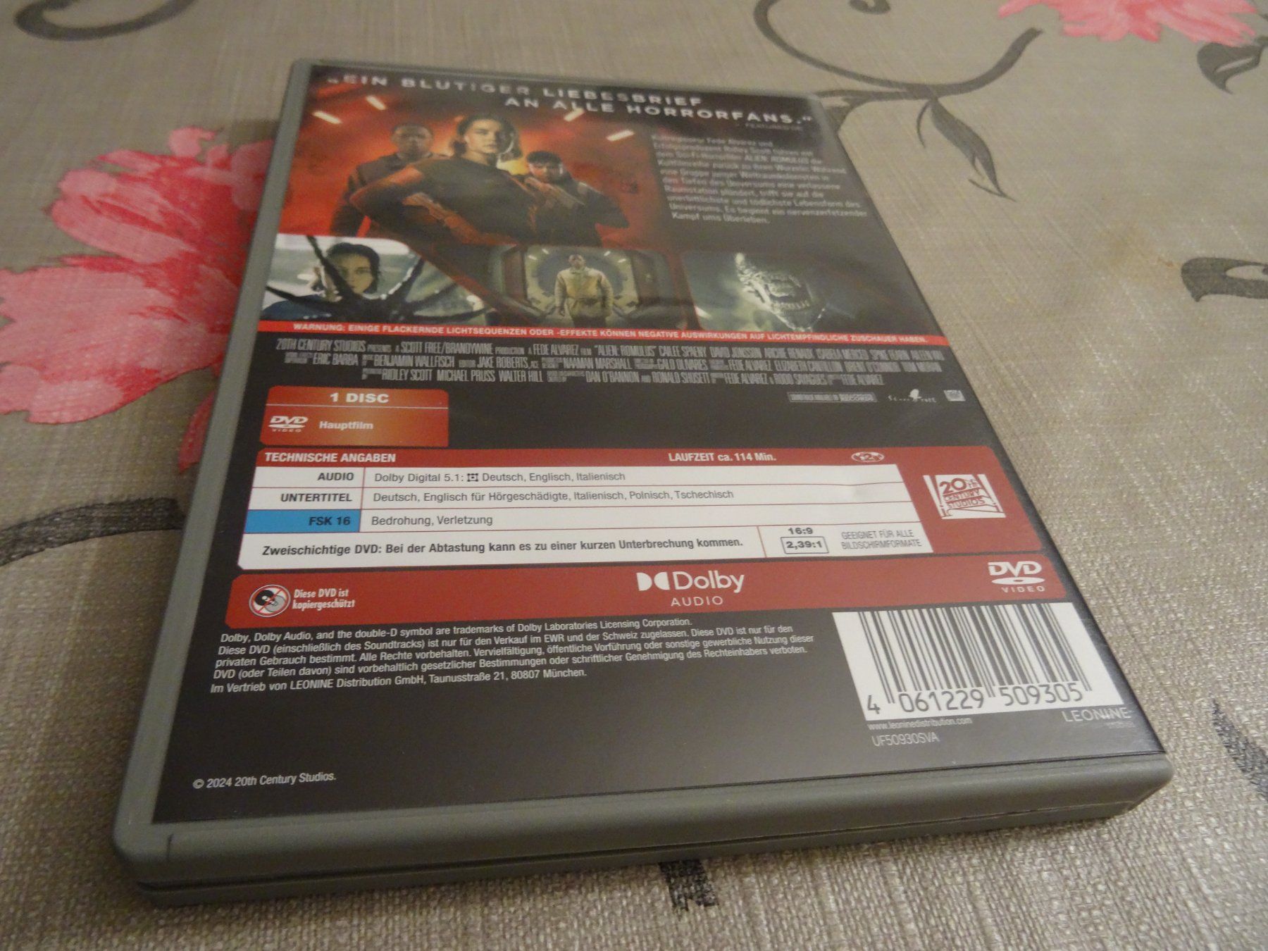 Alle DVDs: Alien Romulus - DVD  TOP NEUHEIT – Gebraucht aus Olten von  2