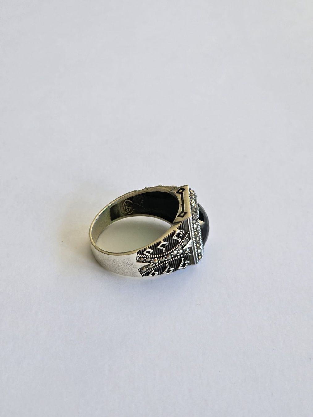 Anelli: Bague en argent, Zircon vert, taille 67 – Nuovo e nell'imballaggio originale da Neuchâtel venduto da NIDAVELIR 2