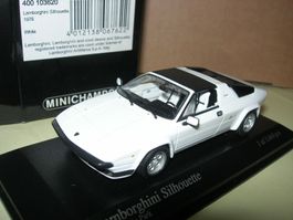 Lamborghini Silhouette 1976 weiss * Minichamps 1:43