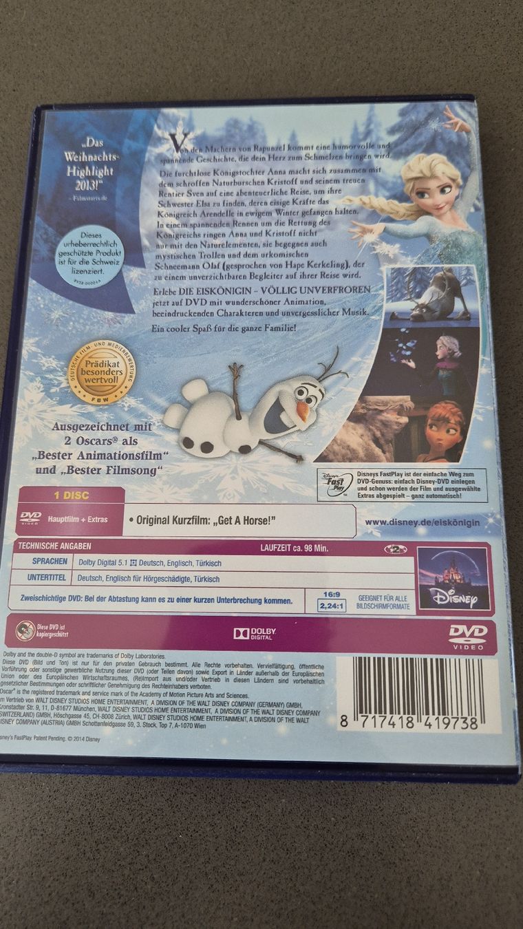 Tutti i DVDs: DVD Die Eiskönigin - Völlig unverfroren – Usato da Auw venduto da Goldflimmer 1