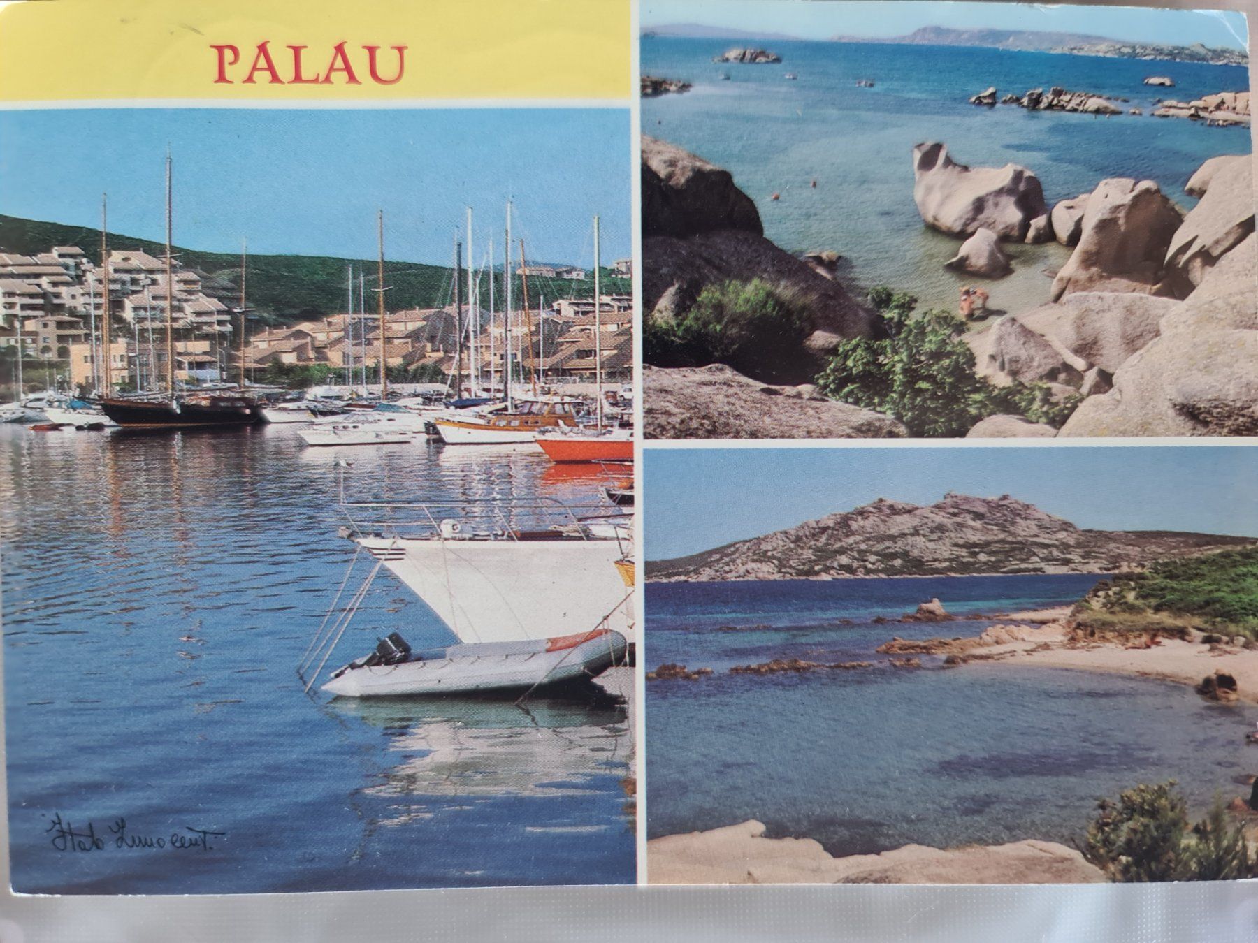 Ansichtskarten: Ansichtskarte Palau Italien 1989 – Gebraucht aus Dintikon von Vexi