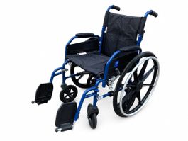 Rollstuhl blau neuwertig