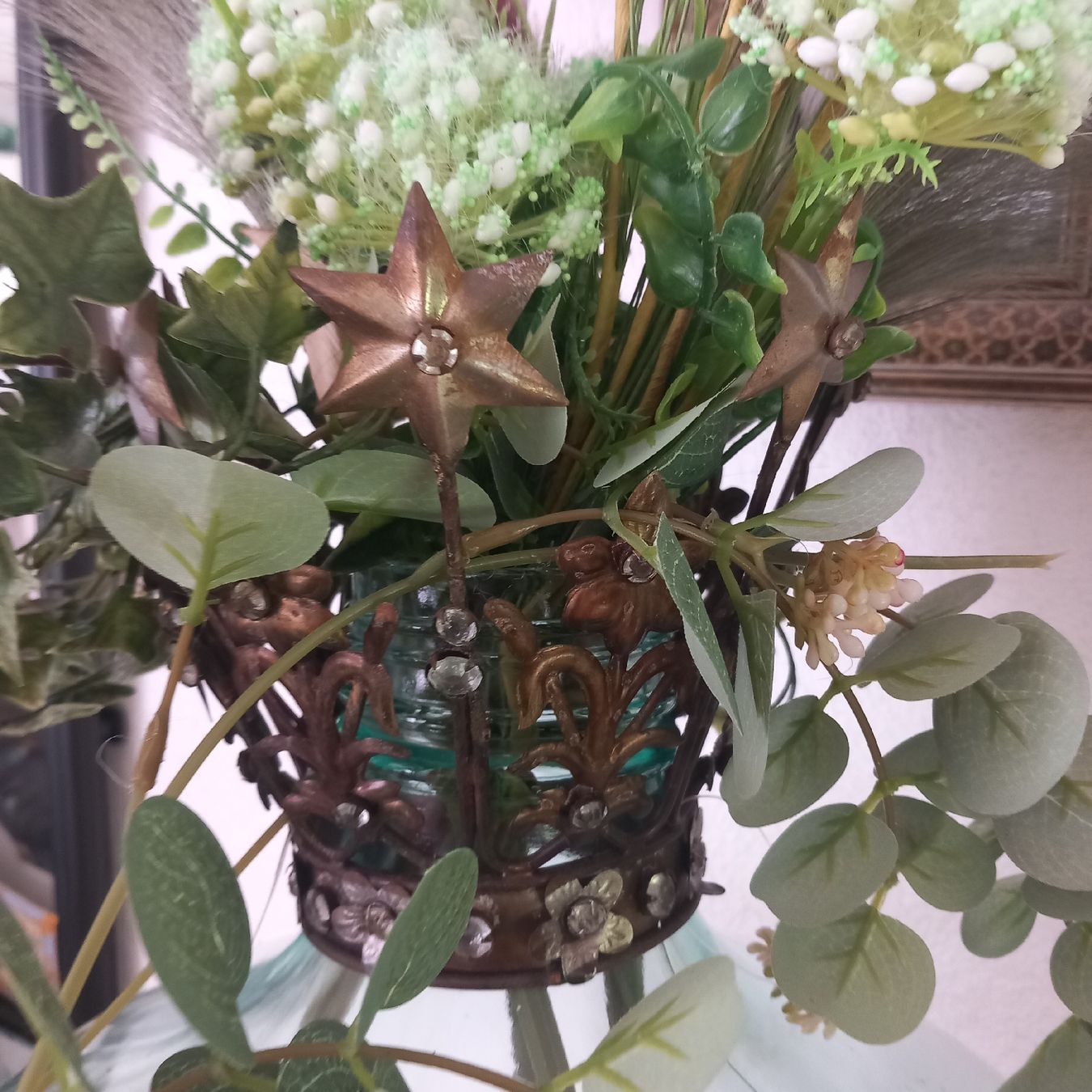Vasi & Recipienti: XL Flaschen Bodenvase aus Glas , / H- 67cm. – Usato da Aegerten venduto da gismolini 7