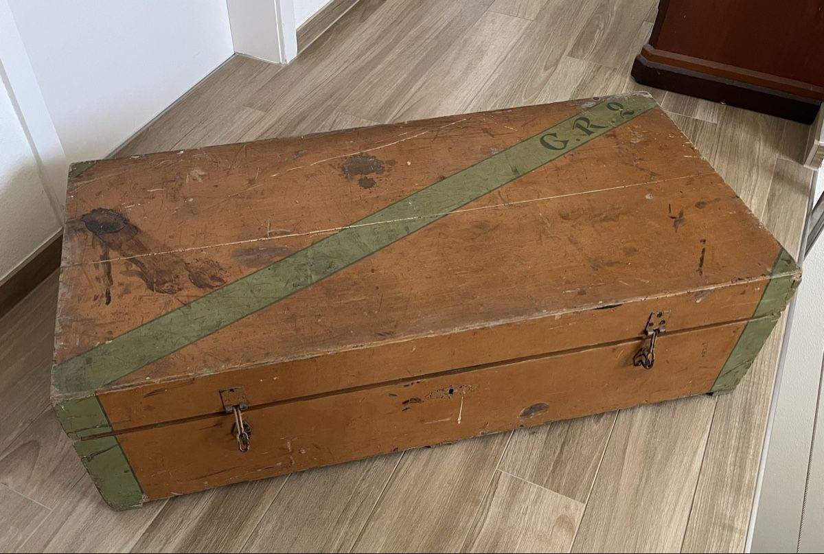 Truhen: antiker Koffer, Holztruhe – Gebraucht aus Engelburg von rautibus 1