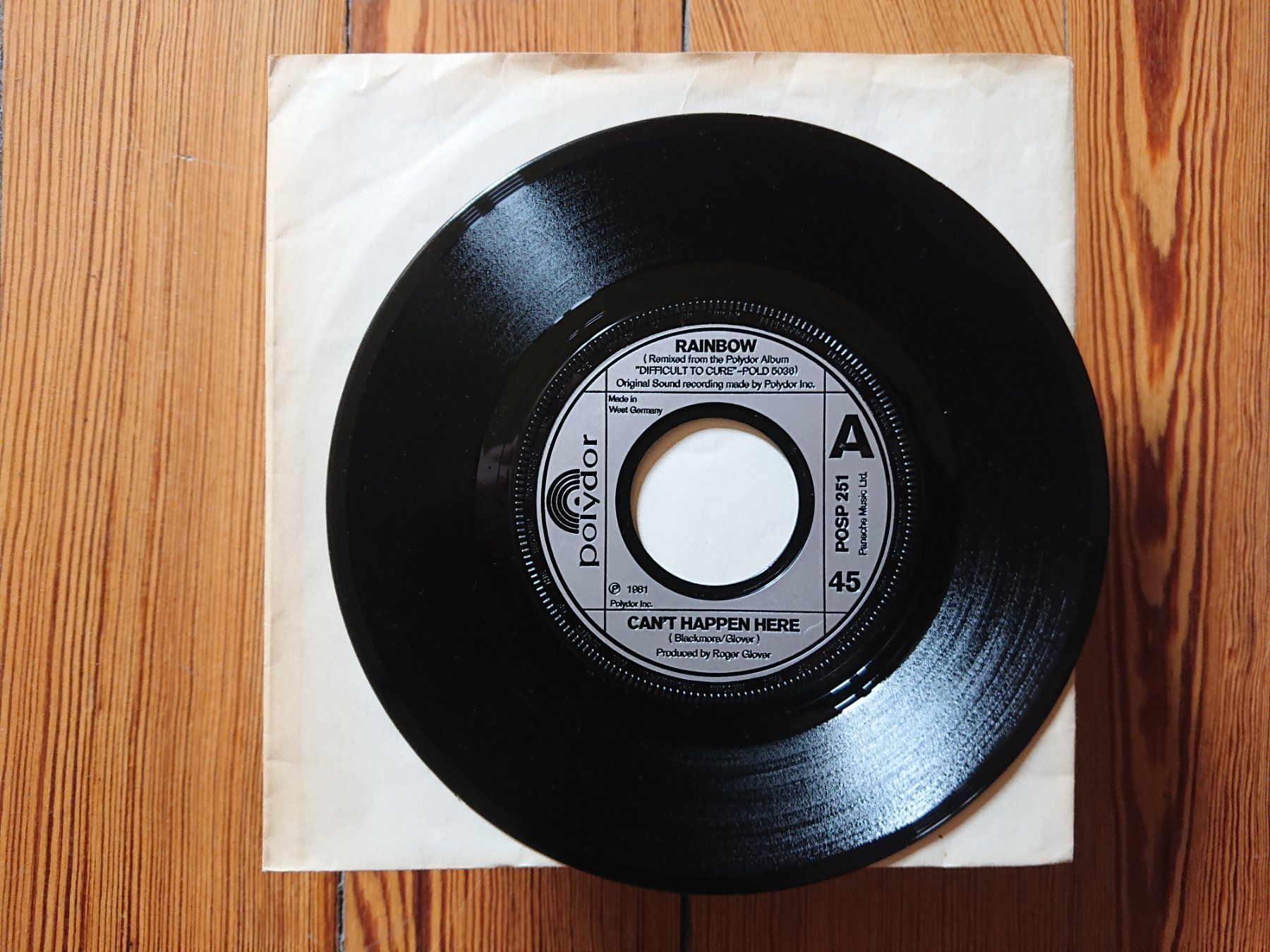 Schallplatten: RAINBOW - Can't Happen Here (Single, 1981) – Gebraucht aus Genève von othhei