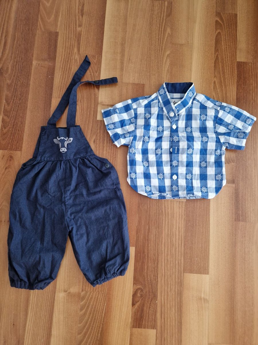 Camicie, T-shirt & Polo: Latzhose und Hemd – Usato da Adetswil venduto da kai_p9fb