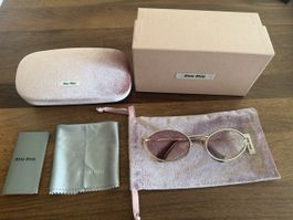 Original Miu Miu Sonnenbrille SMU 52Y – Komplettset 