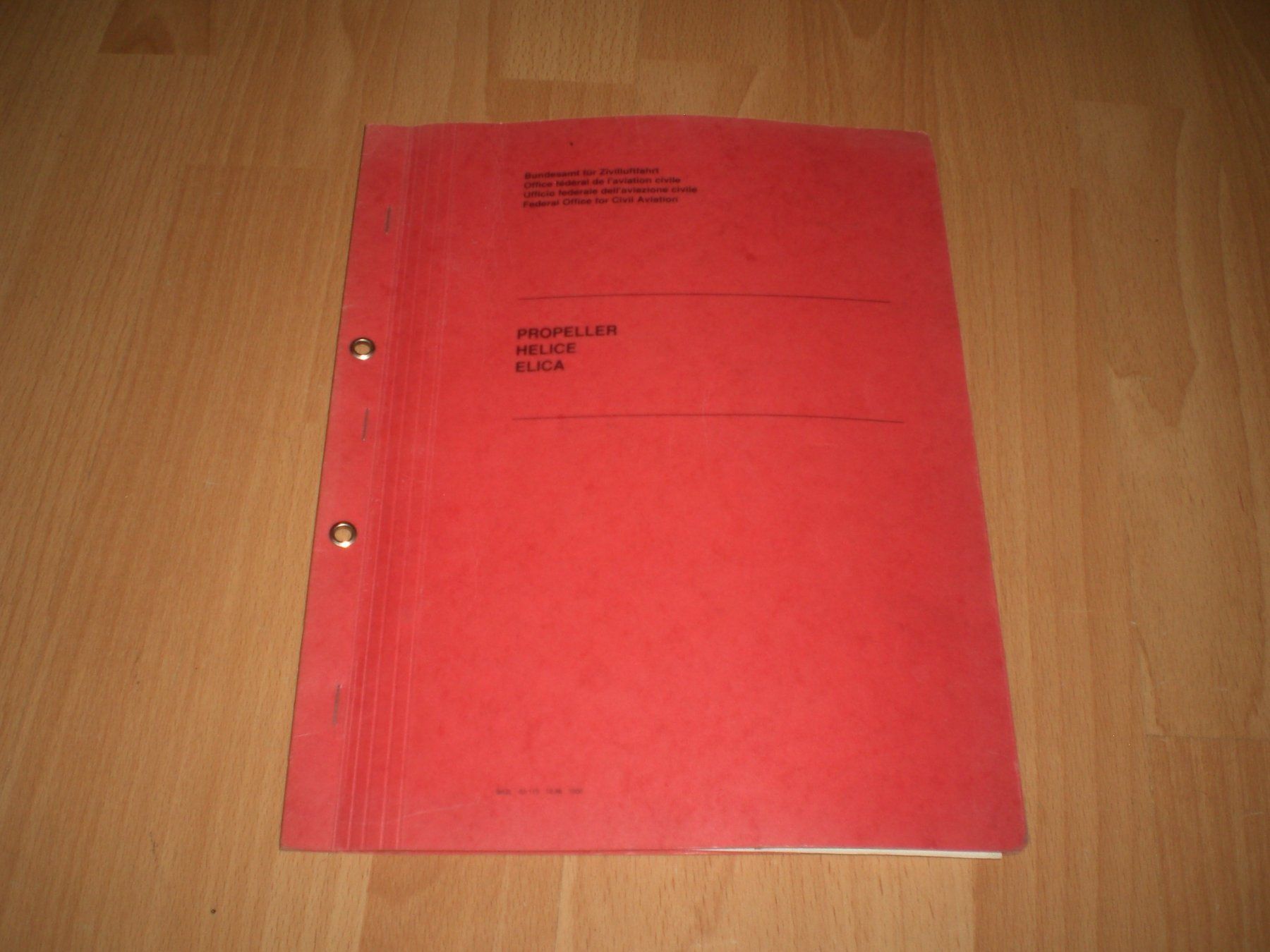 Misurare: Propeller Wartungsbuch – Usato da Grellingen venduto da Neuron67