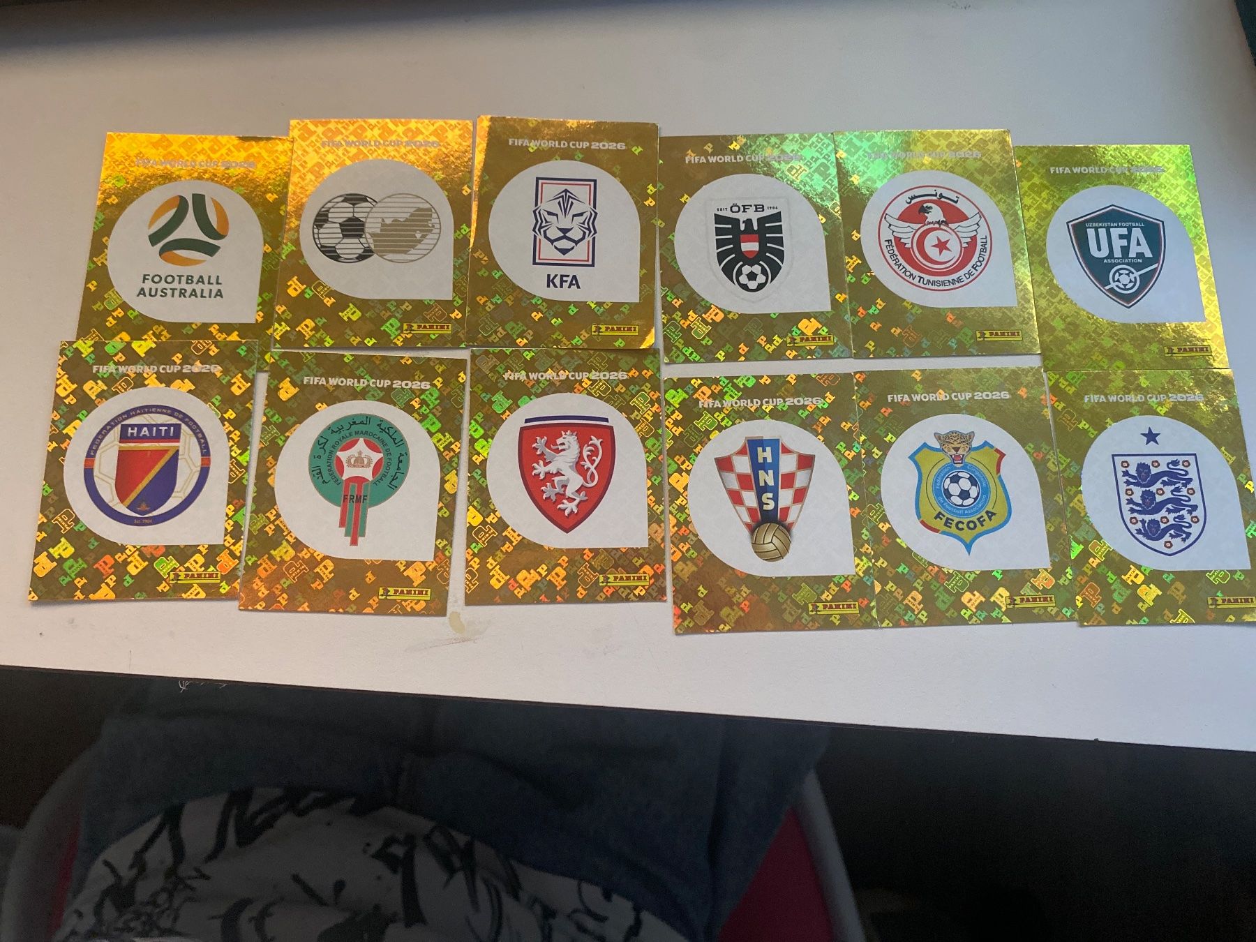 Panini Sammelbilder & Trading cards: WM PANINI STICKER 2026 WM LOGOS – Gebraucht aus Schwarzenbach SG von ise_6lgj