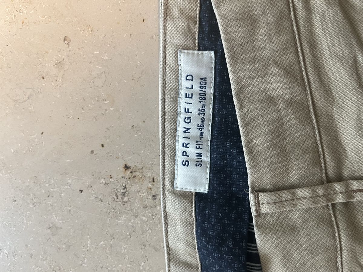 Hosen: Springield Chino Hose Beigr – Gebraucht aus Zollikerberg von LLV 1