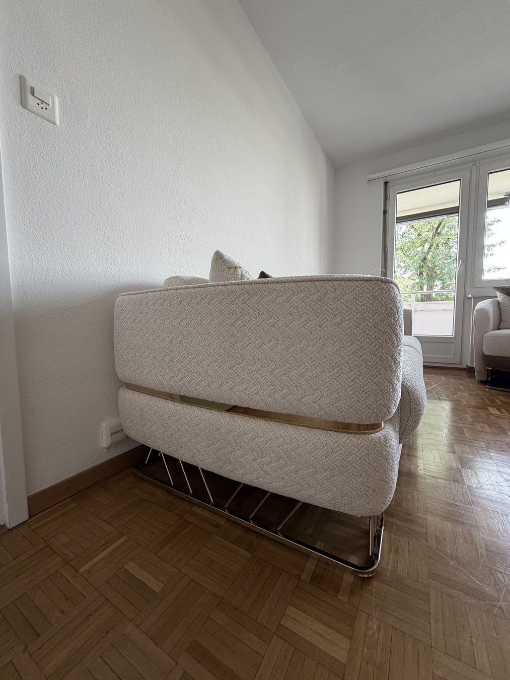 Divani: Garnitur 3-teilig Sofa Sessel hellbeige Neu! – Nuovo e nell'imballaggio originale da Zürich venduto da Idoly_Studio. 2