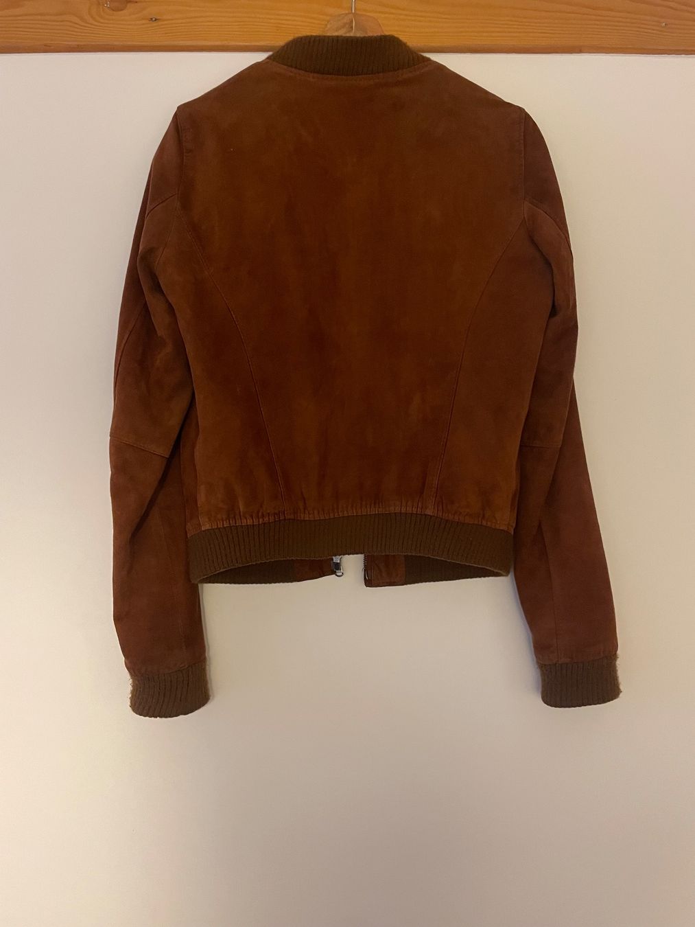 Giacche: Rehbraune Lederjacke Blouson aus Wildleder – Usato da Zürich venduto da eli_g8w6 3