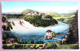Rheinfall und die Alpen
