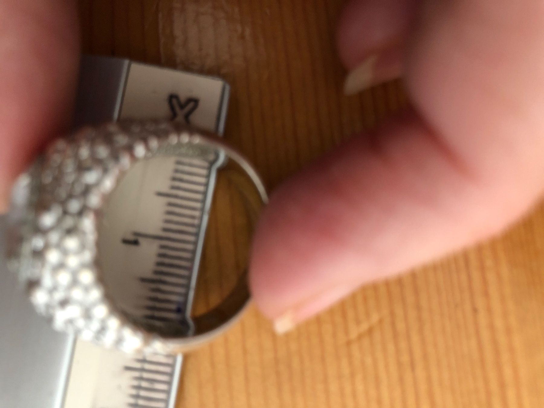 Anelli: Damen Ring mit Strass, Modeschmuck, Silber, Grösse 20mm zirk – Usato da Bellinzona venduto da eri_5kqz 1