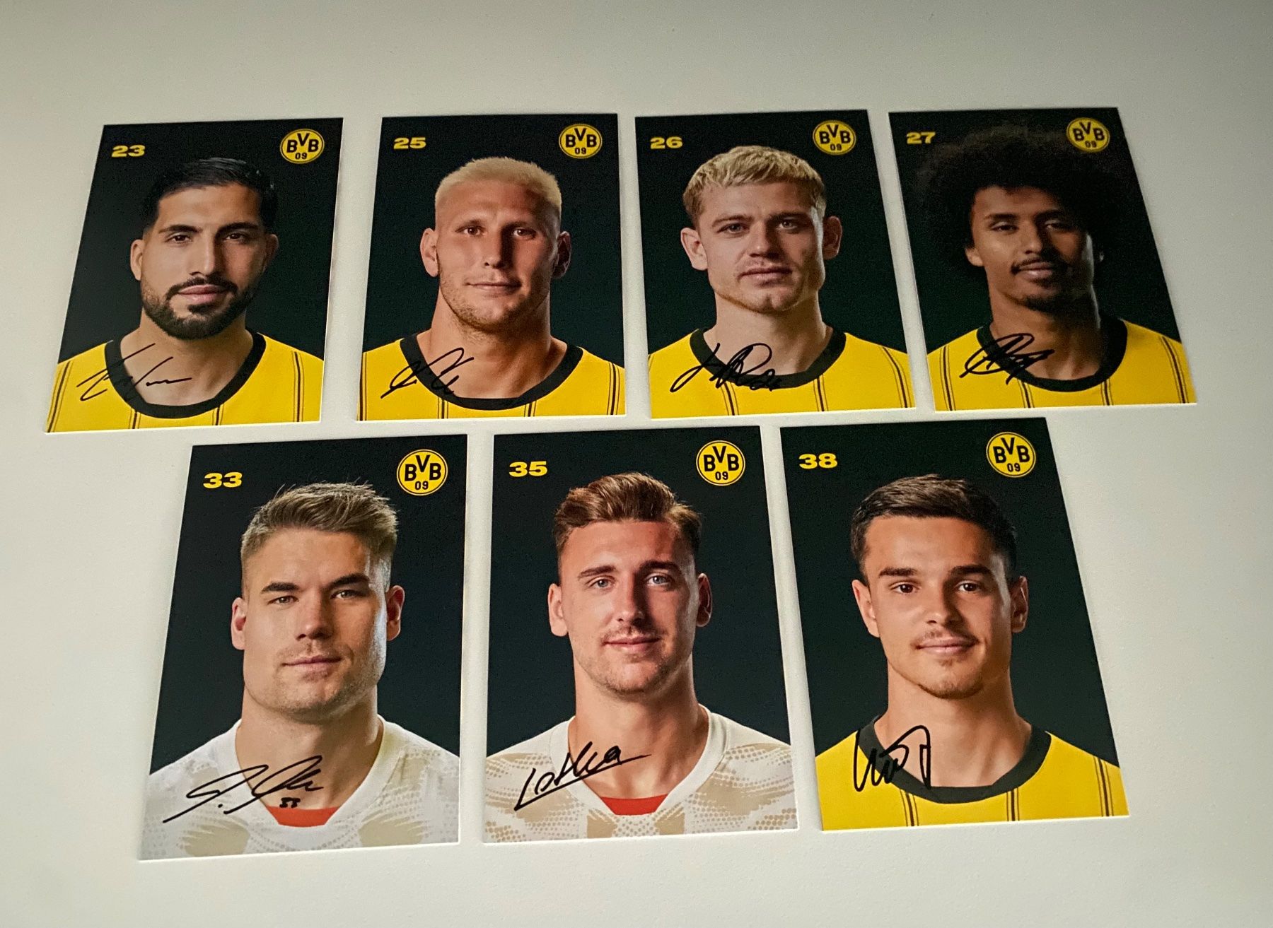 Autografi: Autogrammkarten Set BVB Dortmund 2024/25 – Usato da Hergiswil LU venduto da FcMalkov 3