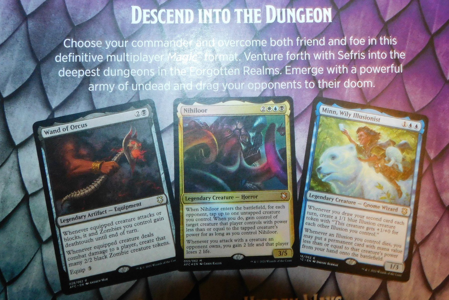 Magic The Gathering Carte collezionabili: Sammelkarten MTG MAGIC THE GATHERING - DUNGEONS & DRAGONS – Usato da Sursee venduto da 76 4