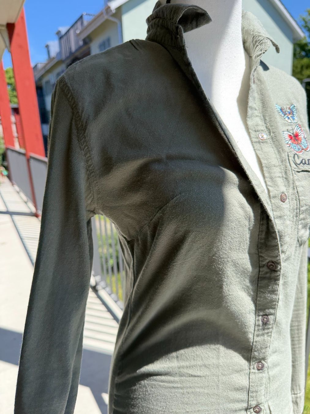 Camicette: bluse  Khaki – Usato da Riehen venduto da edu_92w7 6