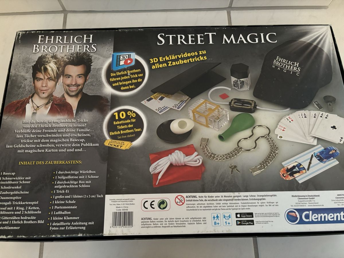 Giochi: Zauberkasten Ehrlich Brothers Street Magic – Usato da Uetikon am See venduto da Winnieclaudia 2