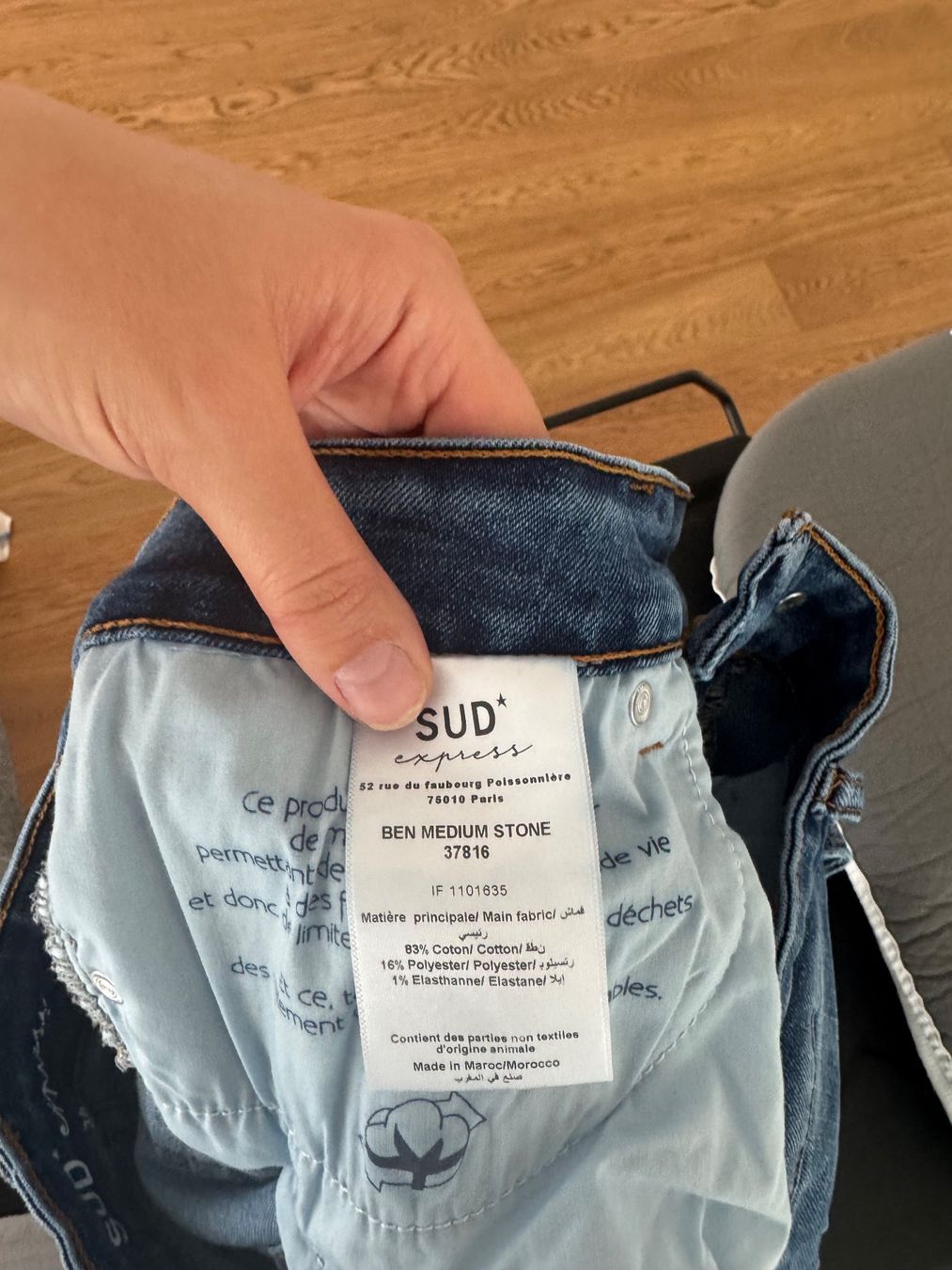 Jeans: Sud Express Jeans "Ben Medium Stone", Grösse 36 – Nuovo (secondo la descrizione) da Uetikon am See venduto da happywishes 3