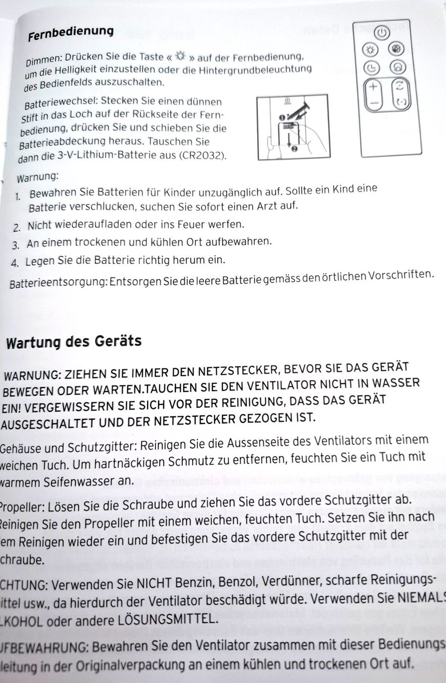 Ventilatoren: STANDVENTILATOR mit Fernbedienung – Neu und originalverpackt aus Romanshorn von leogala 5