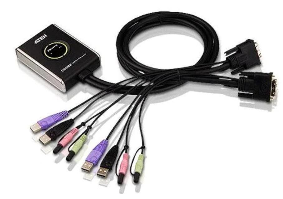 Cavi: ATEN KVM Switch DVI 2 Port USB CS682 – Nuovo e nell'imballaggio originale da Oberwangen b. Bern venduto da Vittorio0 1