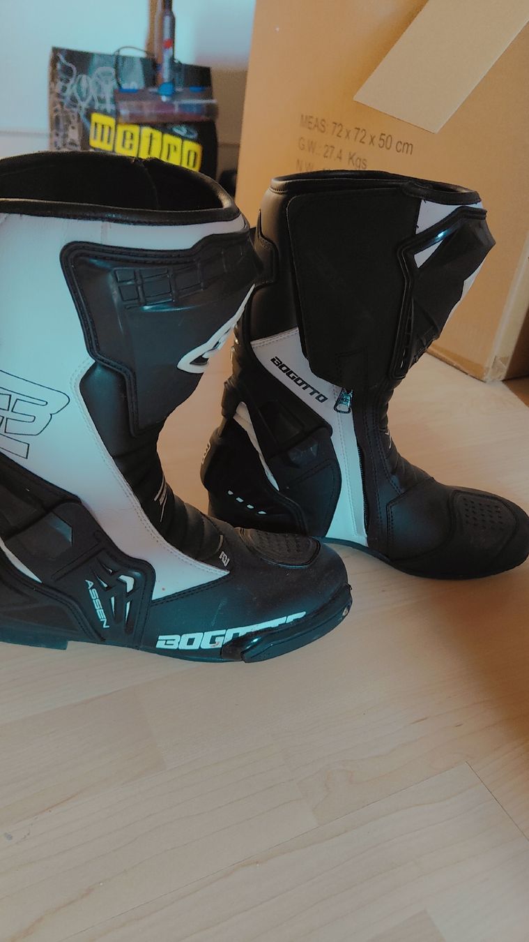 Herrenschuhe: Bogotto Motorradstiefel – Neu (gemäss Beschreibung) aus Oekingen von baumis3