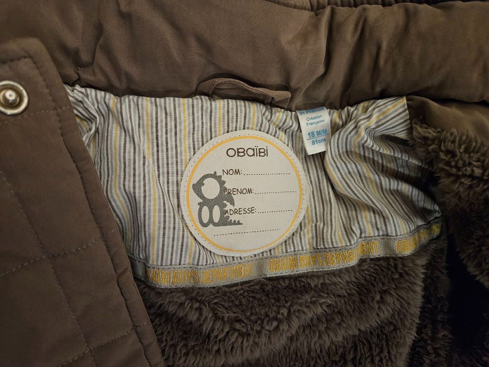 Okaidi Jacken & Mäntel: Jacke in taupe/hellbraun, 18Mt – Gebraucht aus Uetikon am See von Feuerlilie02 2