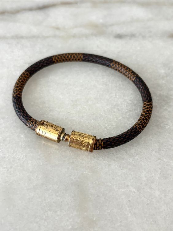 Louis Vuitton Bracciali & Braccialetti: LUXUS Louis Vuitton Keep It Damier Armband – Usato da Sion venduto da Pilote70
