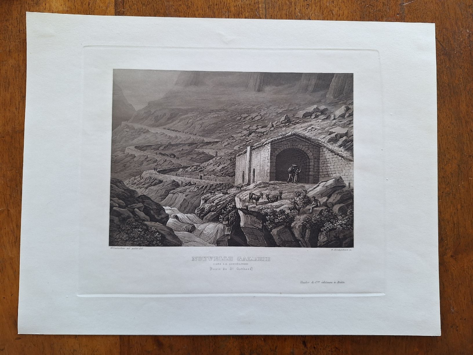 Stiche: ST GOTHARD. NOUVELLE GALERIE – Gebraucht aus Bevaix von bohrap 1