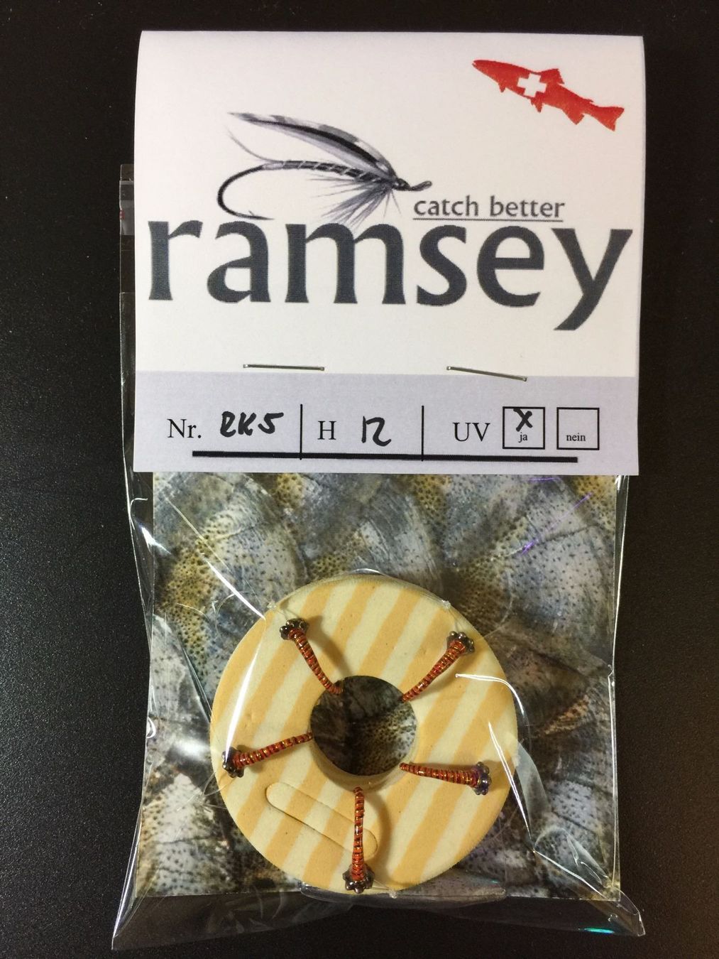 Esche: Hegene, Gambe, Nymphen "ramsey"    RK5 – Nuovo e nell'imballaggio originale da Zollikofen venduto da Hegenenshop 4
