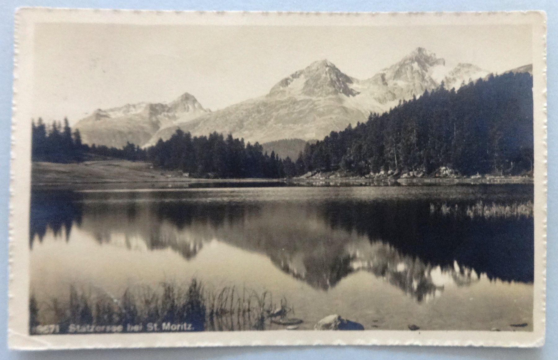 Cartoline postali: Statzersee bei St. Moritz – Difettoso da Fétigny venduto da Billy2miny
