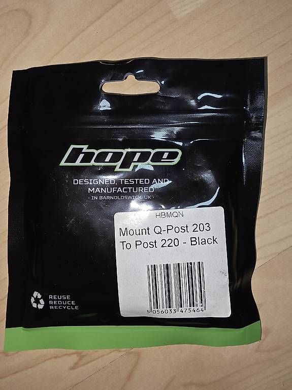 Pezzi di ricambio: Hope Adapter-Q 203mm auf 220mm black – Usato da Thun venduto da micha971 1