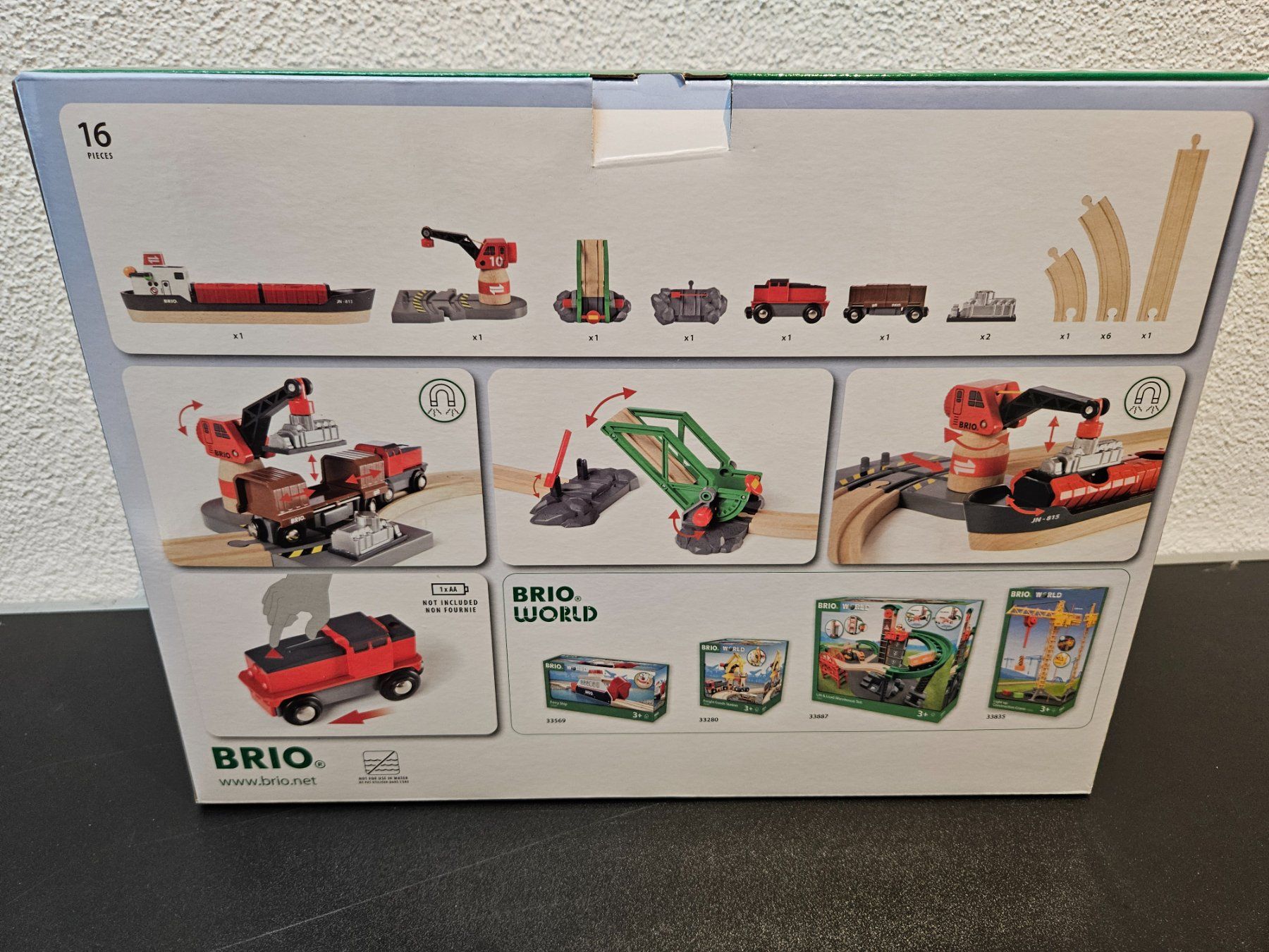 Brio Giocattoli: Neu - Brio - 33061 - Cargo Harbour Set – Nuovo e nell'imballaggio originale da Dagmersellen venduto da Jarsetz_Restposten 1