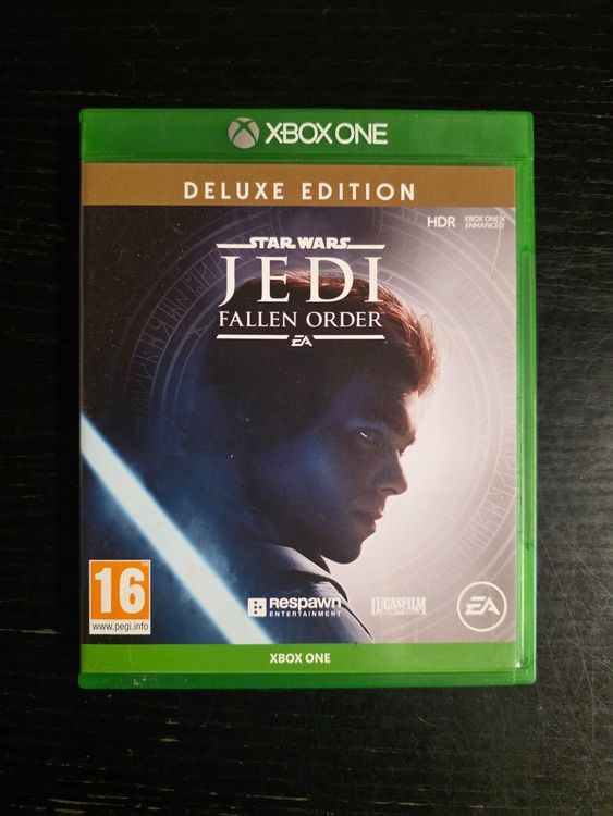 Jeu Xbox One Star Wars Jedi Fallen Order - Bon état, Boîte Et Instructions Incluses