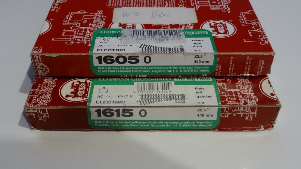 Spoor G - LGB - 16050 - electric point right R3 22,5 ° with - Catawiki
