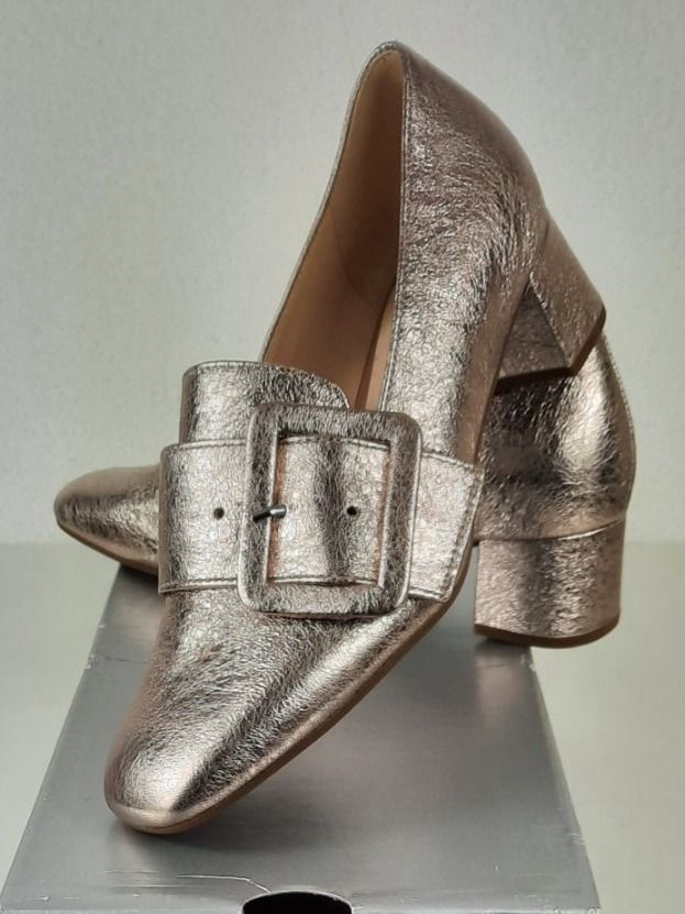 Gabor Scarpe da donna: GABOR Blockabsatz Pumps Crash Metal Gr. 37 – Nuovo e nell'imballaggio originale da Seuzach venduto da VT-Collections1 4