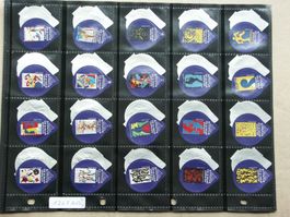 Serie    1267  A + B    Jazz Plakate         Dünne  Folie