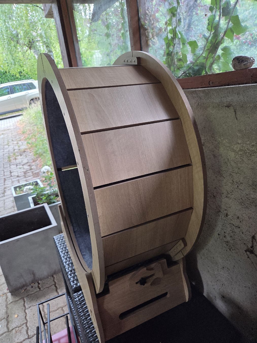 Arbres à chats: Roue pour chat en bois – D'occasion à Bassins par Clax72 2