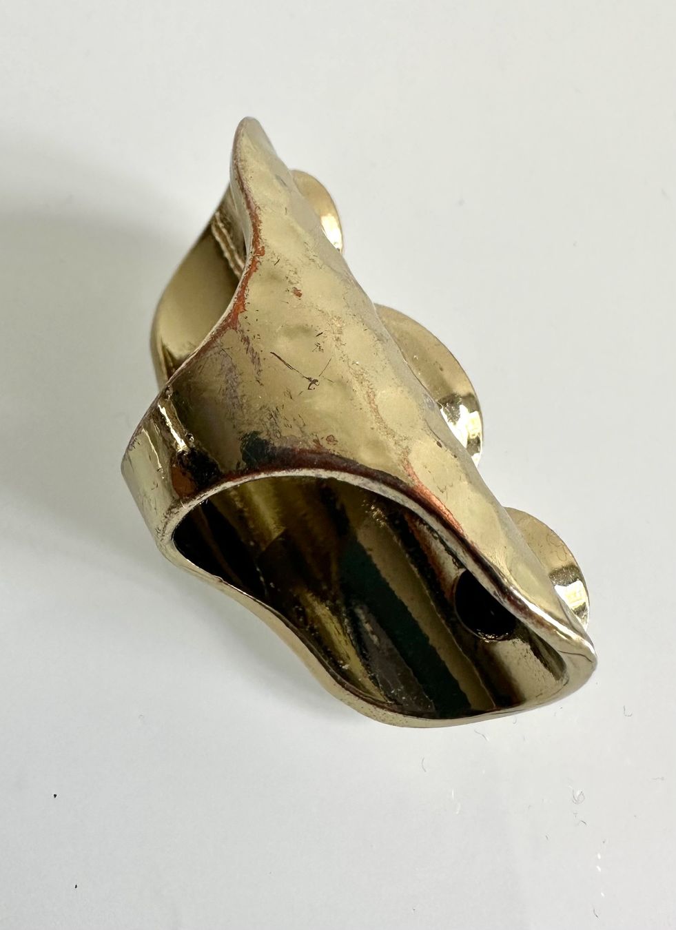 Ringe: Ring mit Hammerschlag Optik und schwarzen Steinen – Gebraucht aus Bern von Fraeuleinhonig 9